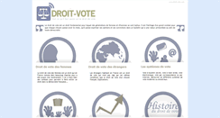 Desktop Screenshot of droit-vote.com